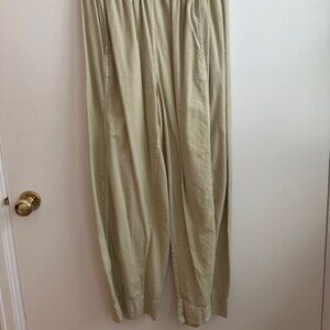 Free People Preppy Poplin Pants Small Tan